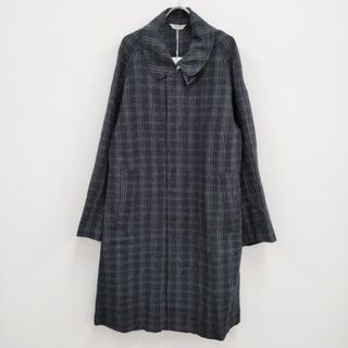 アーツアンドサイエンス(ARTS&SCIENCE)のARTS&SCIENCE 未使用品 Balmacaan coat バルマカーン 0221-U1005-1126 ステンカラーコート 濃紺 レディース アーツ&サイエンス【中古】4-0310M♪(その他)