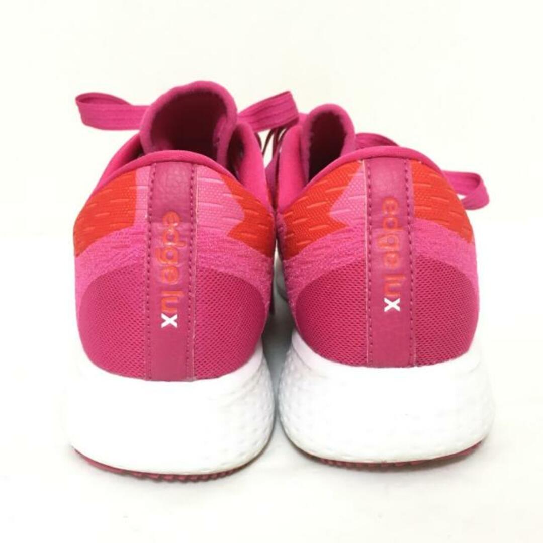 marimekko(マリメッコ)のmarimekko(マリメッコ) スニーカー 25 レディース - ピンク×レッド×白 adidasコラボ 化学繊維 レディースの靴/シューズ(スニーカー)の商品写真
