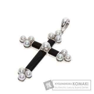 SELECT JEWELRY ベビーパール オニキス ペンダントトップ K18WG レディース(その他)