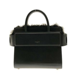 GIVENCHY - GIVENCHY(ジバンシー) トートバッグ美品  ホライゾンミニ 黒 レザー×ファー