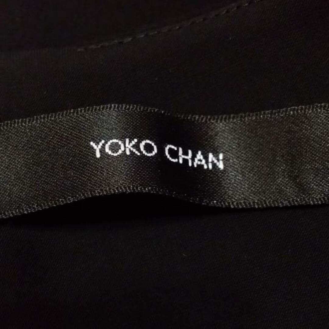 YOKO CHAN(ヨーコ チャン) チュニック サイズ36 S レディース - 黒 クルーネック/半袖/フリル レディースのトップス(チュニック)の商品写真