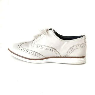 Cole Haan - COLE HAAN(コールハーン) シューズ 6 B レディース - 白 ORIGINAL GRAND/ウィングチップ レザー