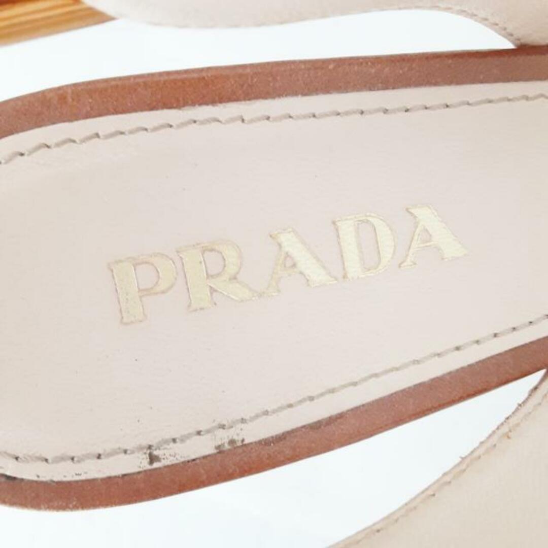 PRADA(プラダ)のPRADA(プラダ) パンプス 35 レディース - ブラウン オープントゥ レザー レディースの靴/シューズ(ハイヒール/パンプス)の商品写真