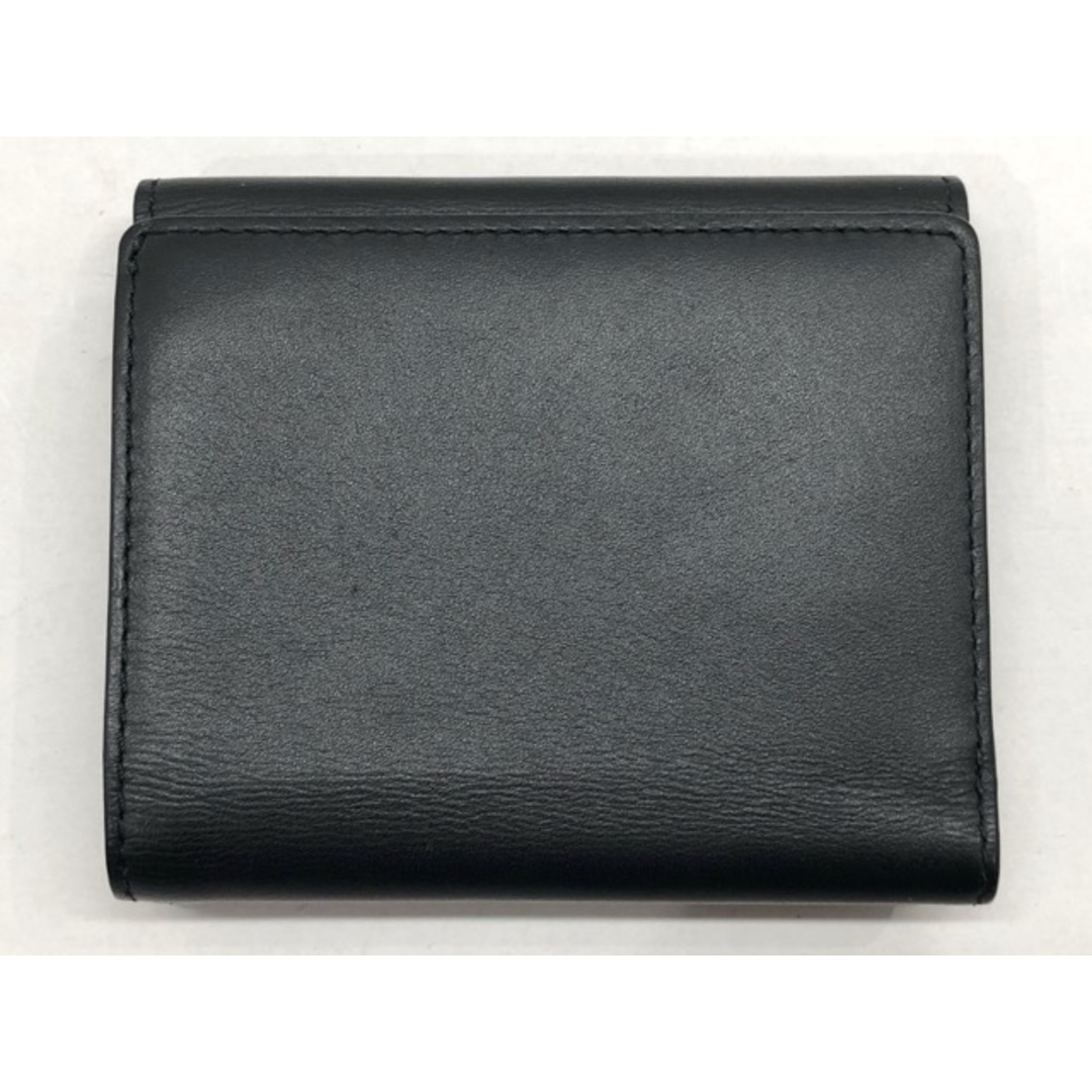 agnes b.(アニエスベー)のagnes b.(アニエスベー) レザー 二つ折り財布 ブラック / KW01-02 【C1012-007】 レディースのファッション小物(財布)の商品写真