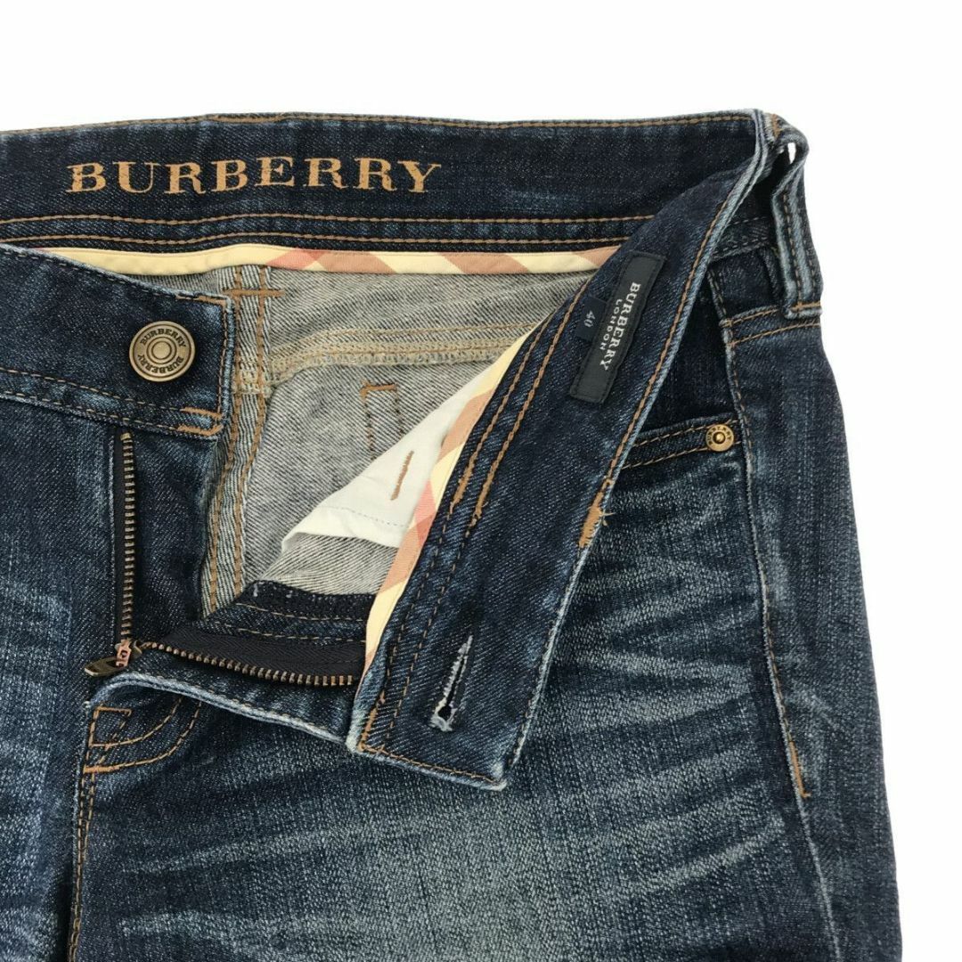 BURBERRY(バーバリー)のBURBERRY バーバリー デニム ジーンズ インディゴブルー 40 レディースのパンツ(デニム/ジーンズ)の商品写真