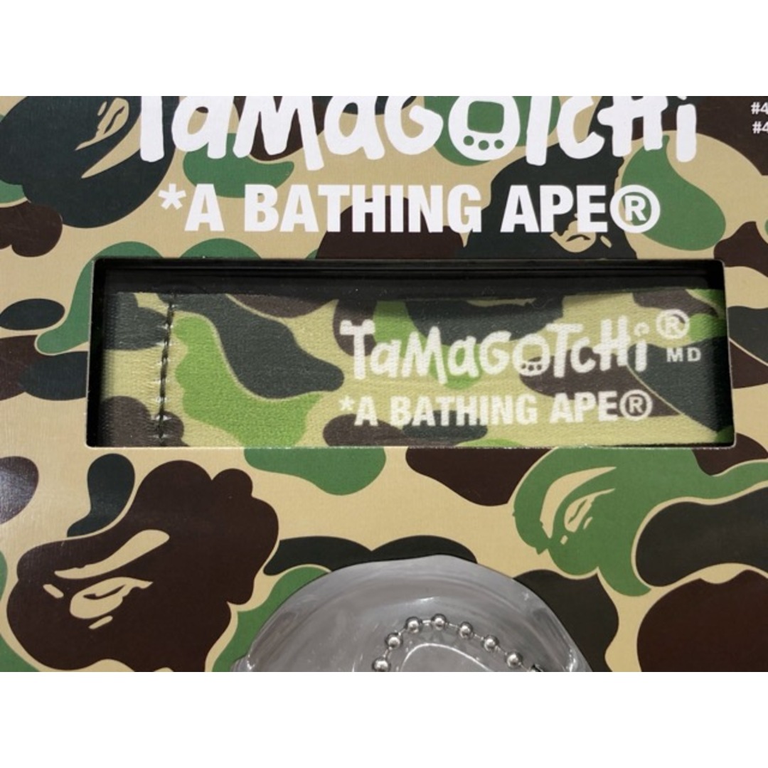 A BATHING APE(アベイシングエイプ)のA BATHING APE × TAMAGOTCHI ア ベイシング エイプ たまごっち ABC CAMO柄 【C1015-007】 エンタメ/ホビーのおもちゃ/ぬいぐるみ(その他)の商品写真