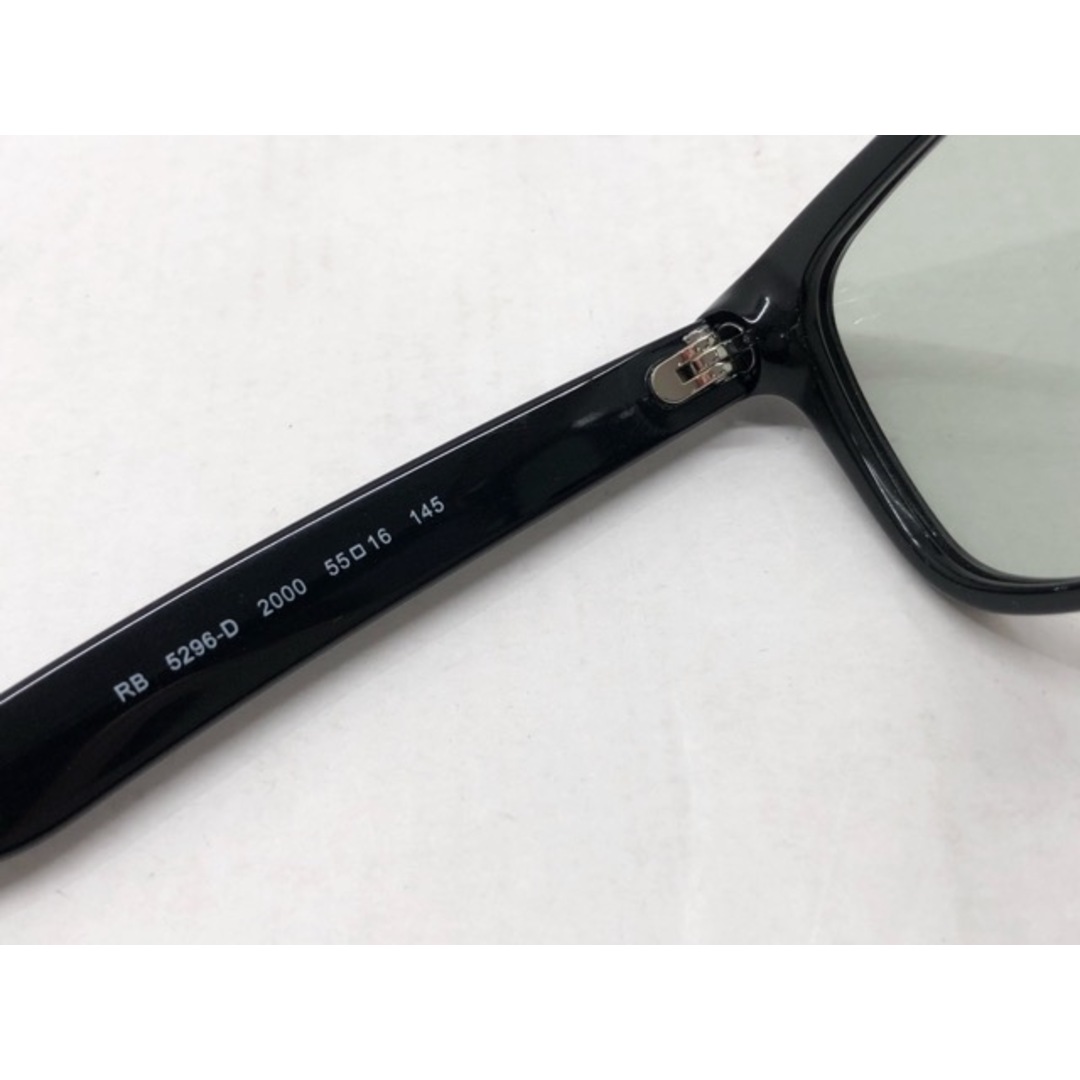 Ray-Ban(レイバン)のRay-Ban(レイバン) カラーレンズ サングラス アイウェア メガネフレーム ブラック×グリーン / RB5296-D 55□16 145 【C1022-007】 メンズのファッション小物(サングラス/メガネ)の商品写真