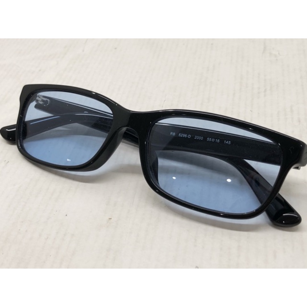 Ray-Ban(レイバン)のRay-Ban(レイバン) カラーレンズ サングラス メガネフレーム ブラック×ブルーレンズ / RB5296-D 55□16 145 【C1023-007】 メンズのファッション小物(サングラス/メガネ)の商品写真