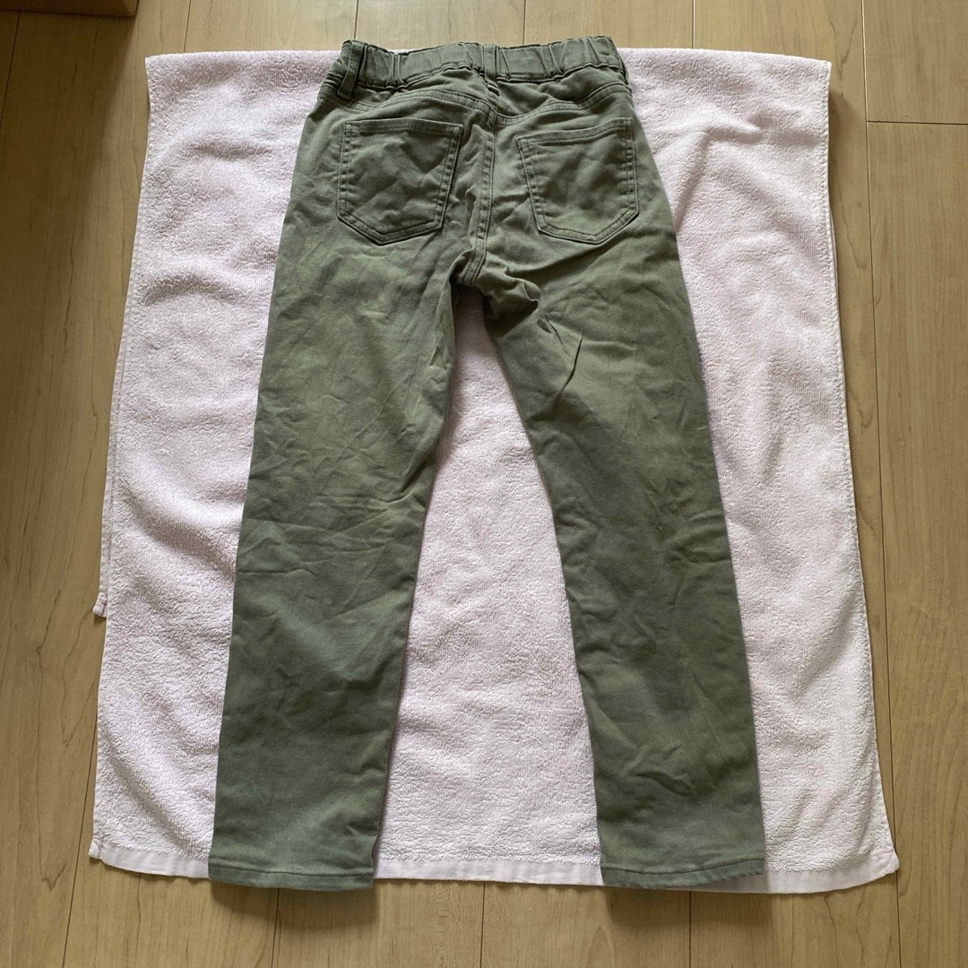 UNIQLO(ユニクロ)の男児ユニクロ綿パン2枚組　中古品 キッズ/ベビー/マタニティのキッズ服男の子用(90cm~)(パンツ/スパッツ)の商品写真