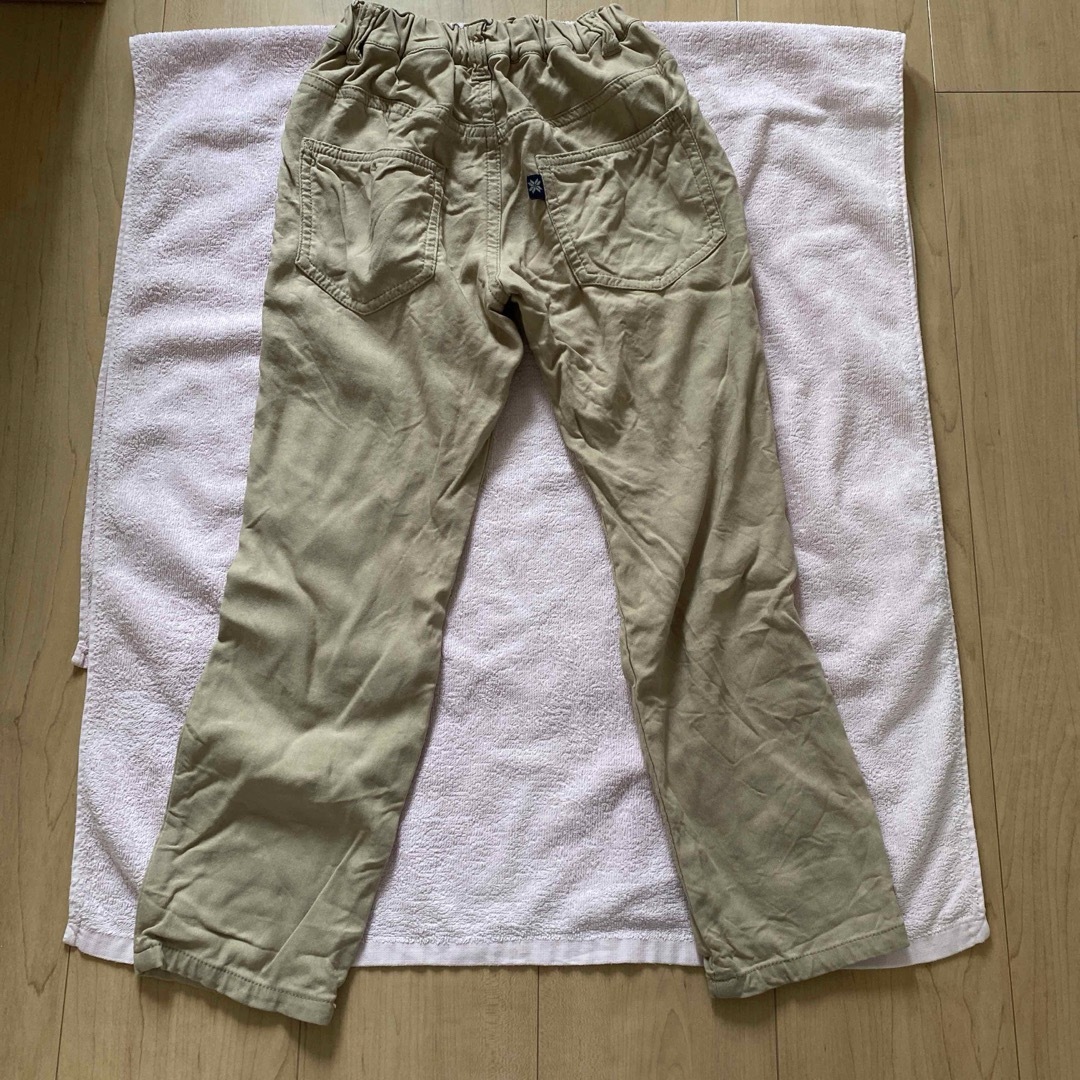 UNIQLO(ユニクロ)の男児ユニクロ綿パン2枚組　中古品 キッズ/ベビー/マタニティのキッズ服男の子用(90cm~)(パンツ/スパッツ)の商品写真