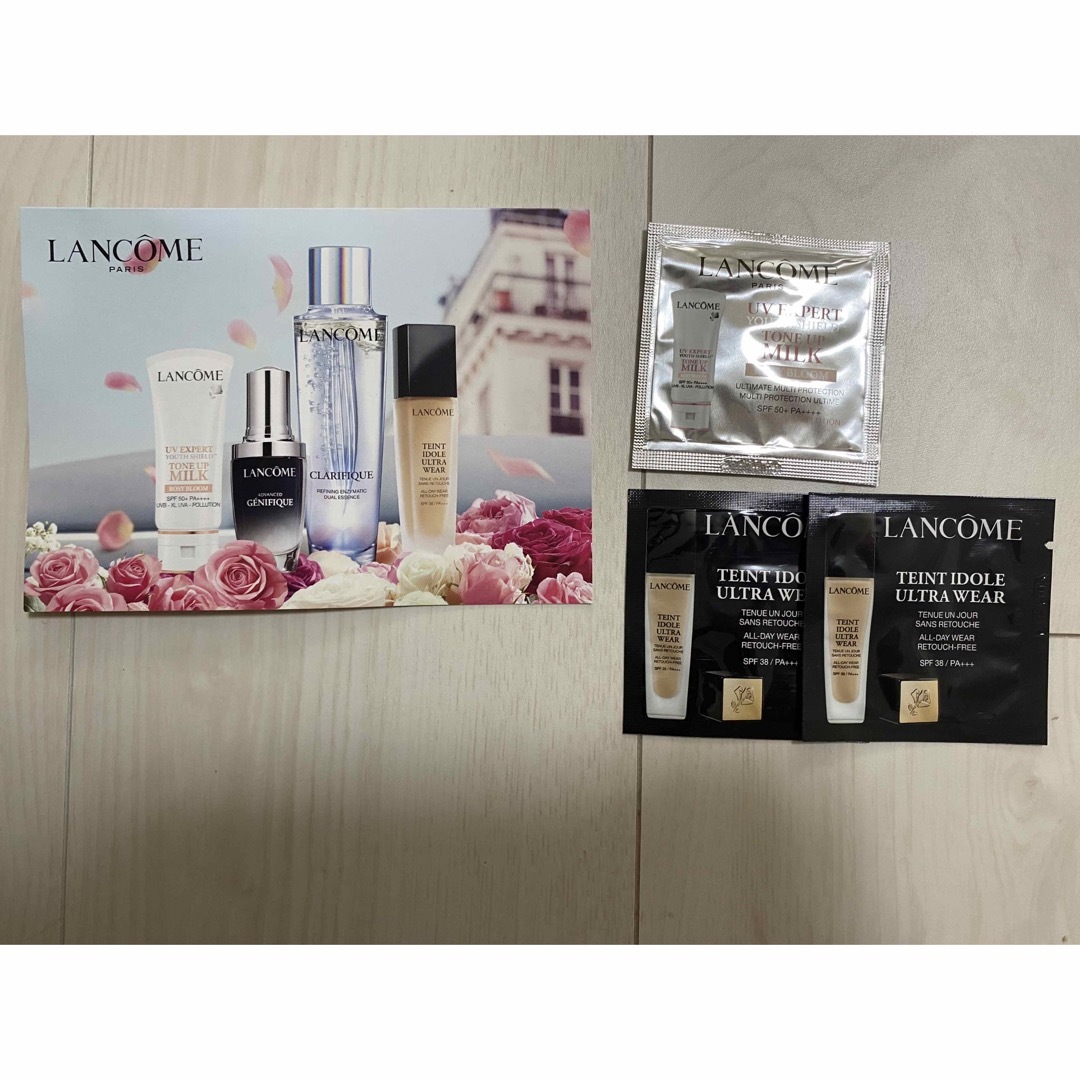 LANCOME(ランコム)のランコム　試供品3点 コスメ/美容のキット/セット(サンプル/トライアルキット)の商品写真