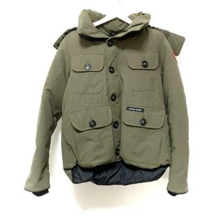 カナダグース(CANADA GOOSE)のCANADA GOOSE(カナダグース) ダウンジャケット サイズM メンズ - 2301JM カーキ 長袖/ファー/ジップアップ/冬(ダウンジャケット)