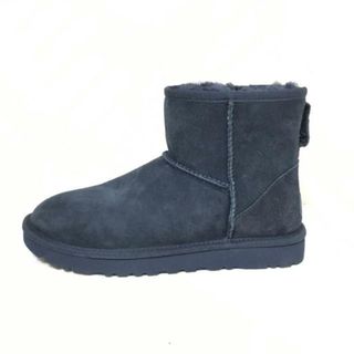 アグ(UGG)のUGG(アグ) ショートブーツ 23 レディース クラシックミニ2 1016222 ネイビー ムートン(ブーツ)