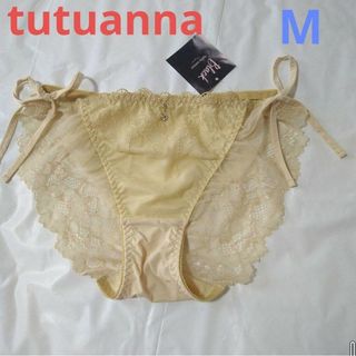 チュチュアンナ(tutuanna)の黄色　ショーツ　M　紐パン　紐　レディース　チュチュアンナ　パンツ　下着　ひも(ショーツ)