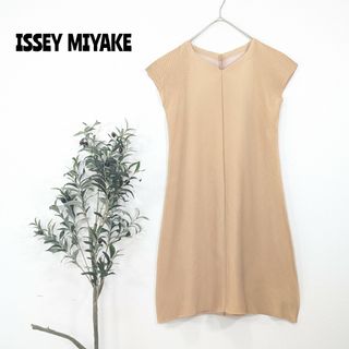 イッセイミヤケ(ISSEY MIYAKE)の★ ISSEY MIYAKE イッセイミヤケ ★ 斜めプリーツ ロングワンピース(ロングワンピース/マキシワンピース)