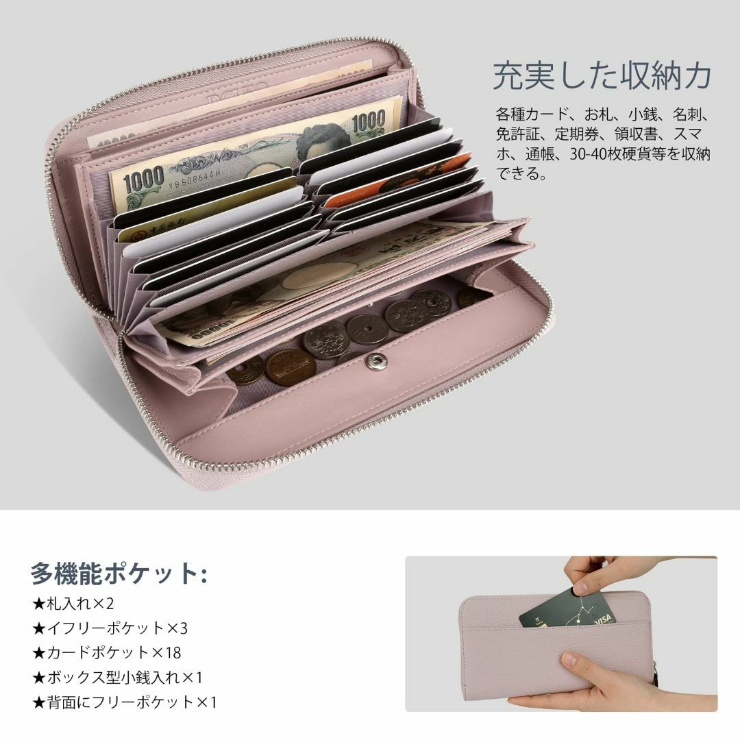 【色: Light purple】[DCLKO] 2023年 財布 レディース  レディースのバッグ(その他)の商品写真