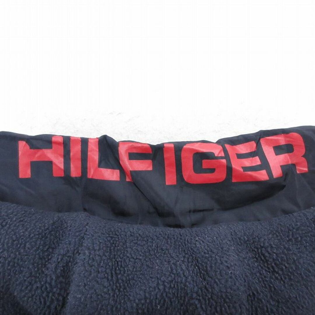 TOMMY HILFIGER(トミーヒルフィガー)の古着 トミーヒルフィガー TOMMY HILFIGER 長袖 ブランド ジャケット パーカー キッズ ボーイズ 子供服 ワンポイントロゴ 総柄 赤他 レッド 内側フリース 23oct17 キッズ/ベビー/マタニティのベビー服(~85cm)(シャツ/カットソー)の商品写真