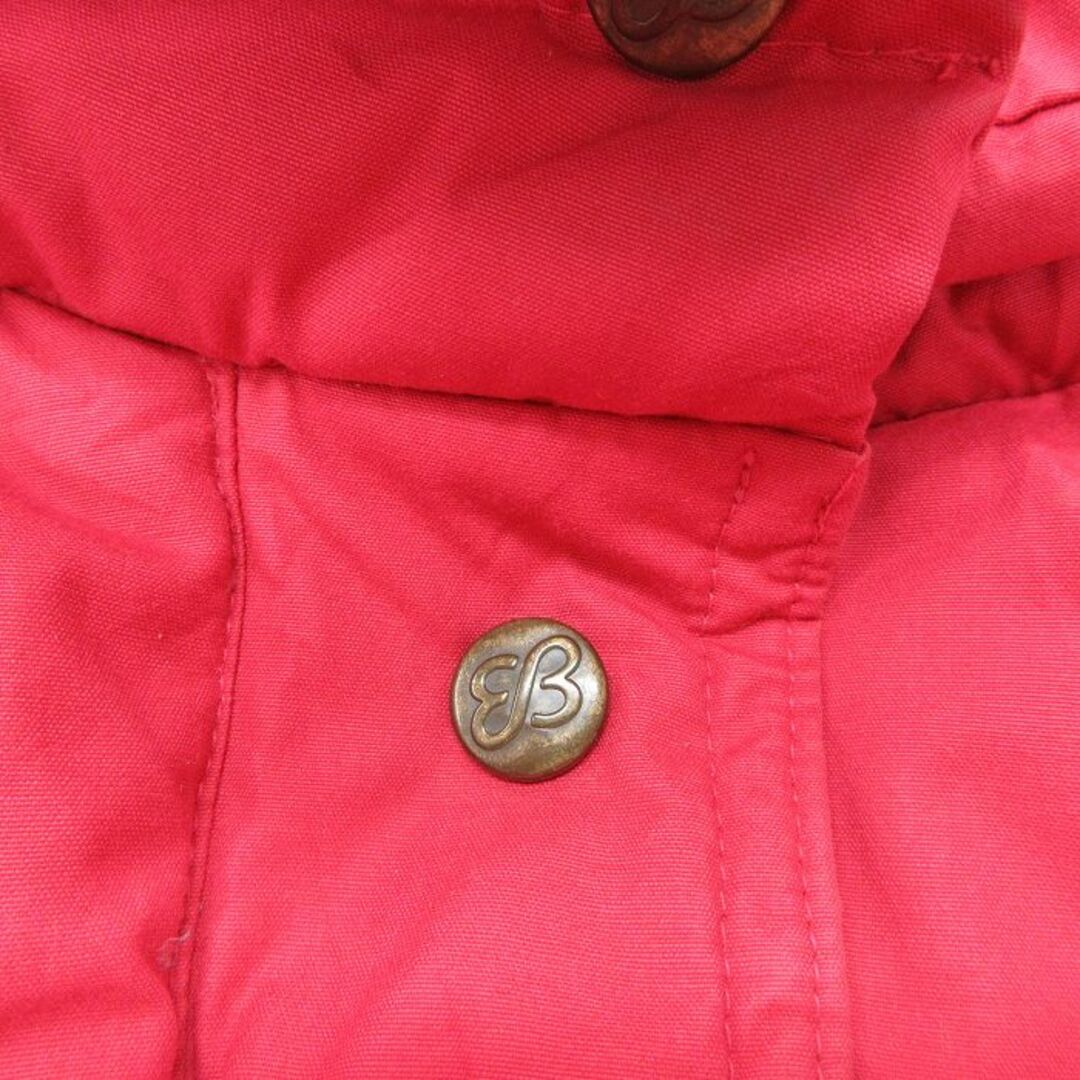 Eddie Bauer(エディーバウアー)の古着 エディーバウアー 長袖 ダウン ジャケット パーカー レディース 90年代 90s 大きいサイズ 赤 レッド 23oct16 中古 アウター ジャンパー ブルゾン レディースのジャケット/アウター(ロングコート)の商品写真