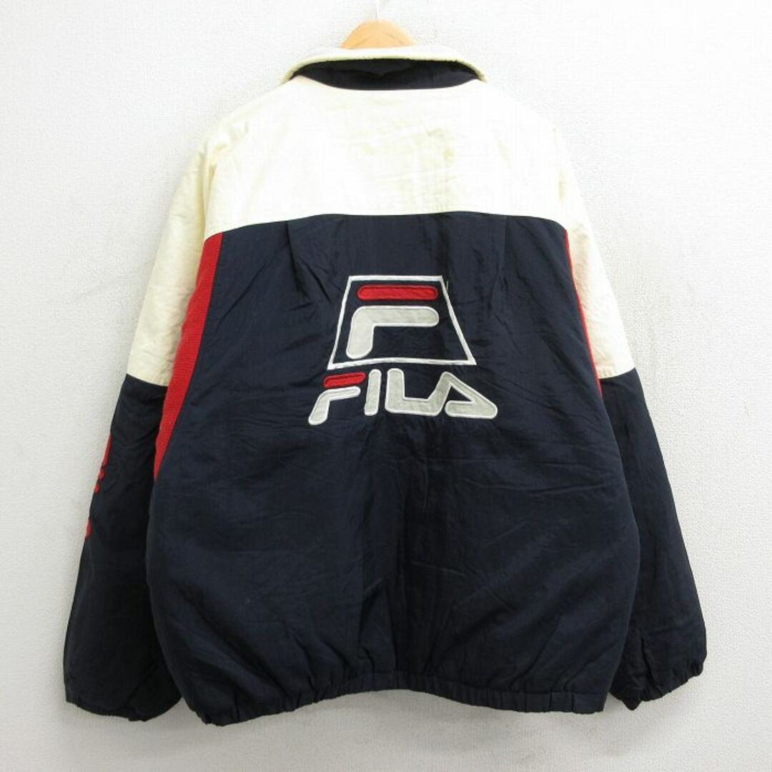 FILA - XL☆古着 フィラ FILA 長袖 ナイロン ジャケット メンズ FILA - XL☆古着 フィラ FILA 長袖 ナイロン ジャケット メンズ
