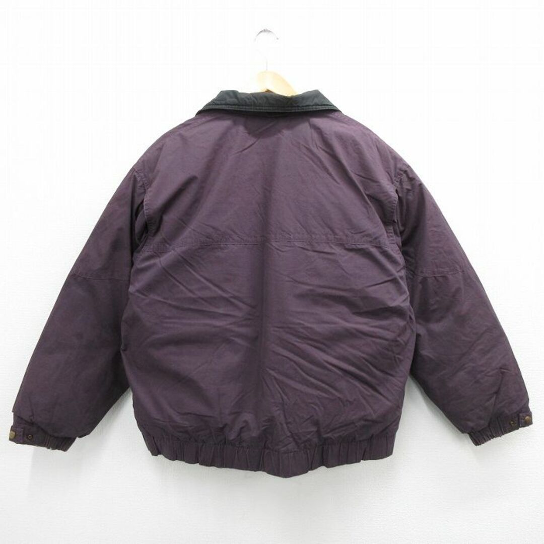 XL☆古着 長袖 ダウン ジャケット メンズ 90年代 90s 濃紫他 XL☆古着 長袖 ダウン ジャケット メンズ 90年代 90s 濃紫他