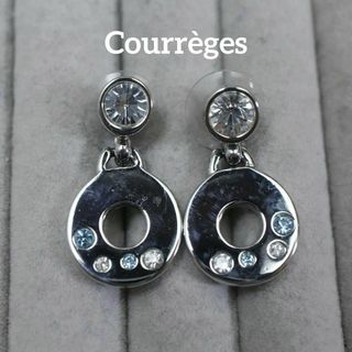 クレージュ(Courreges)の【匿名発送】クレージュ ピアス シルバー ぶら下がり ラウンド(ピアス)