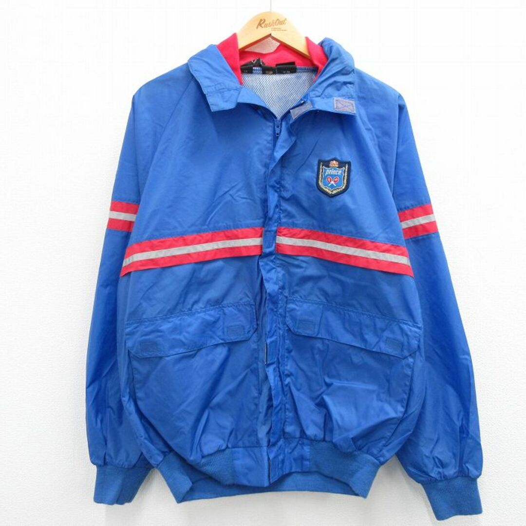 L☆古着 長袖 ナイロン ジャケット メンズ 90年代 90s prince L☆古着 長袖 ナイロン ジャケット メンズ 90年代 90s prince