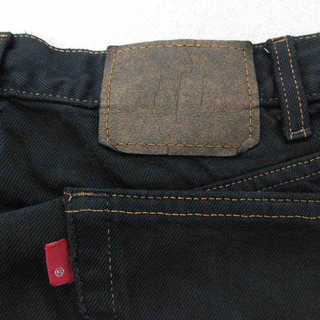 Levi's(リーバイス)のW32★古着 リーバイス Levis ジーンズ メンズ 00年代 00s 黒 ブラック デニム 23oct16 中古 ボトムス ジーパン Gパン ロング パンツ メンズのパンツ(ワークパンツ/カーゴパンツ)の商品写真