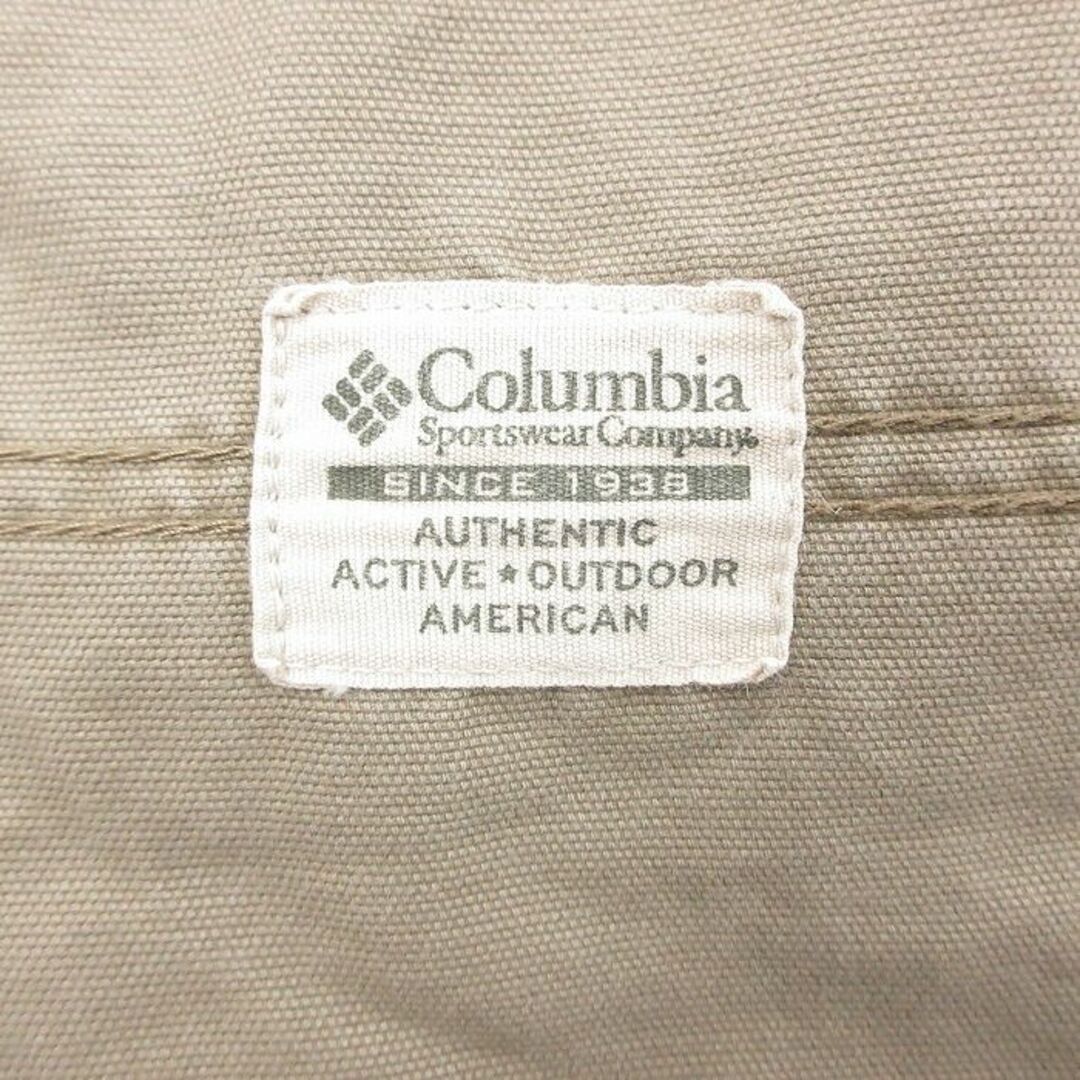 Columbia(コロンビア)のW38★古着 コロンビア COLUMBIA ペインター パンツ メンズ 00年代 00s ダック地 コットン ベージュ系 カーキ 23oct25 中古 ボトムス ロング メンズのパンツ(ワークパンツ/カーゴパンツ)の商品写真