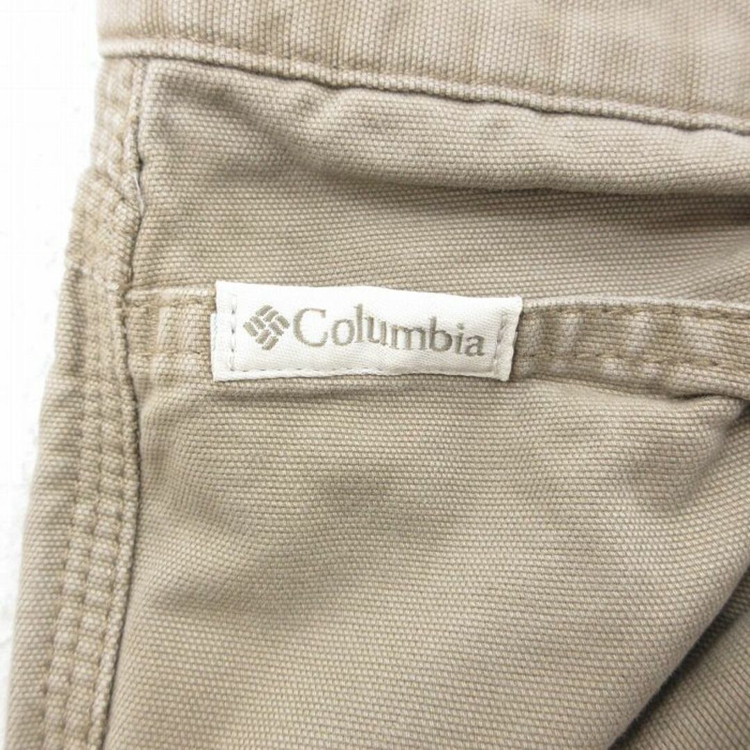 Columbia(コロンビア)のW38★古着 コロンビア COLUMBIA ペインター パンツ メンズ 00年代 00s ダック地 コットン ベージュ系 カーキ 23oct25 中古 ボトムス ロング メンズのパンツ(ワークパンツ/カーゴパンツ)の商品写真