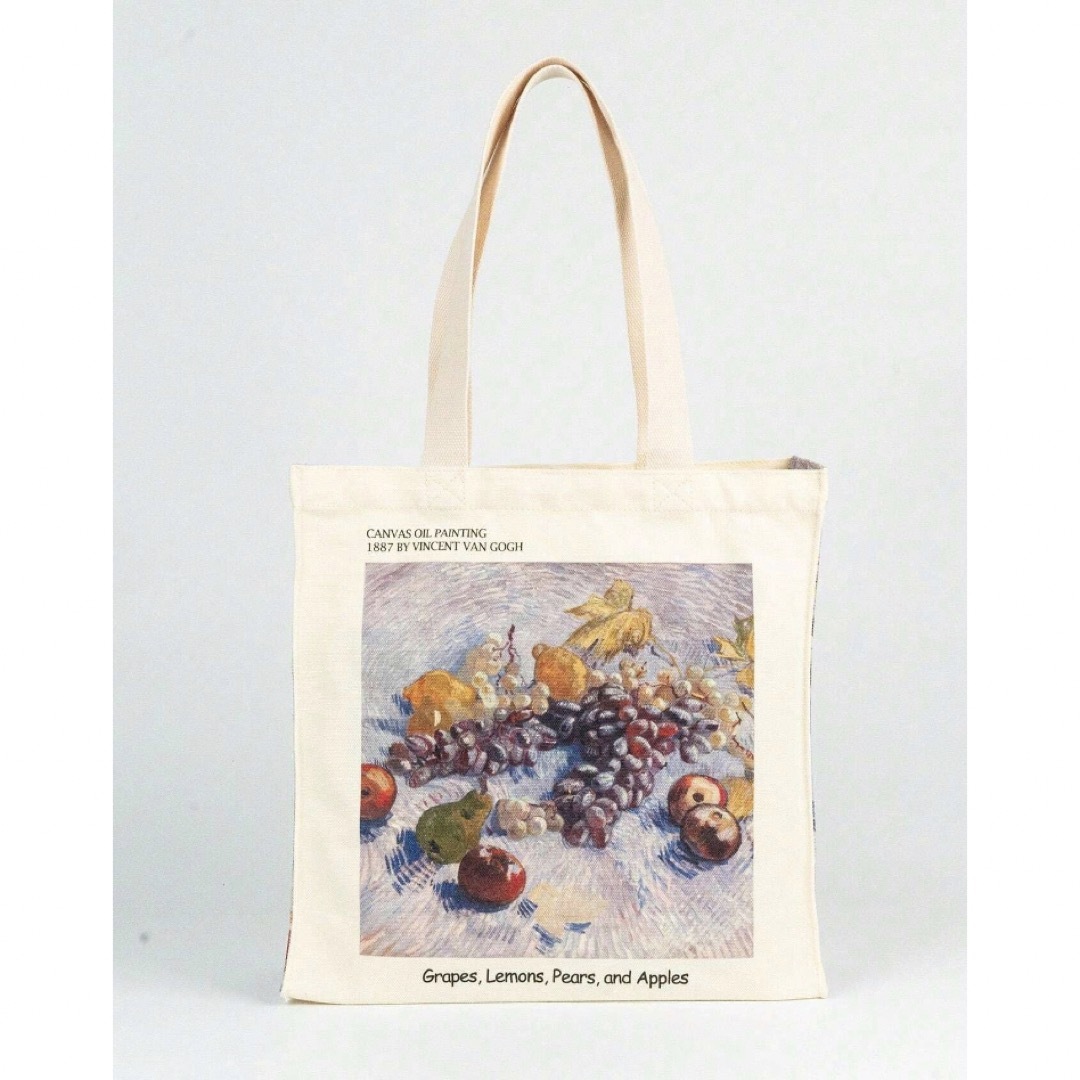 ゴッホ　果物のある静物　キャンバスバッグ　 トートバッグ レディースのバッグ(トートバッグ)の商品写真