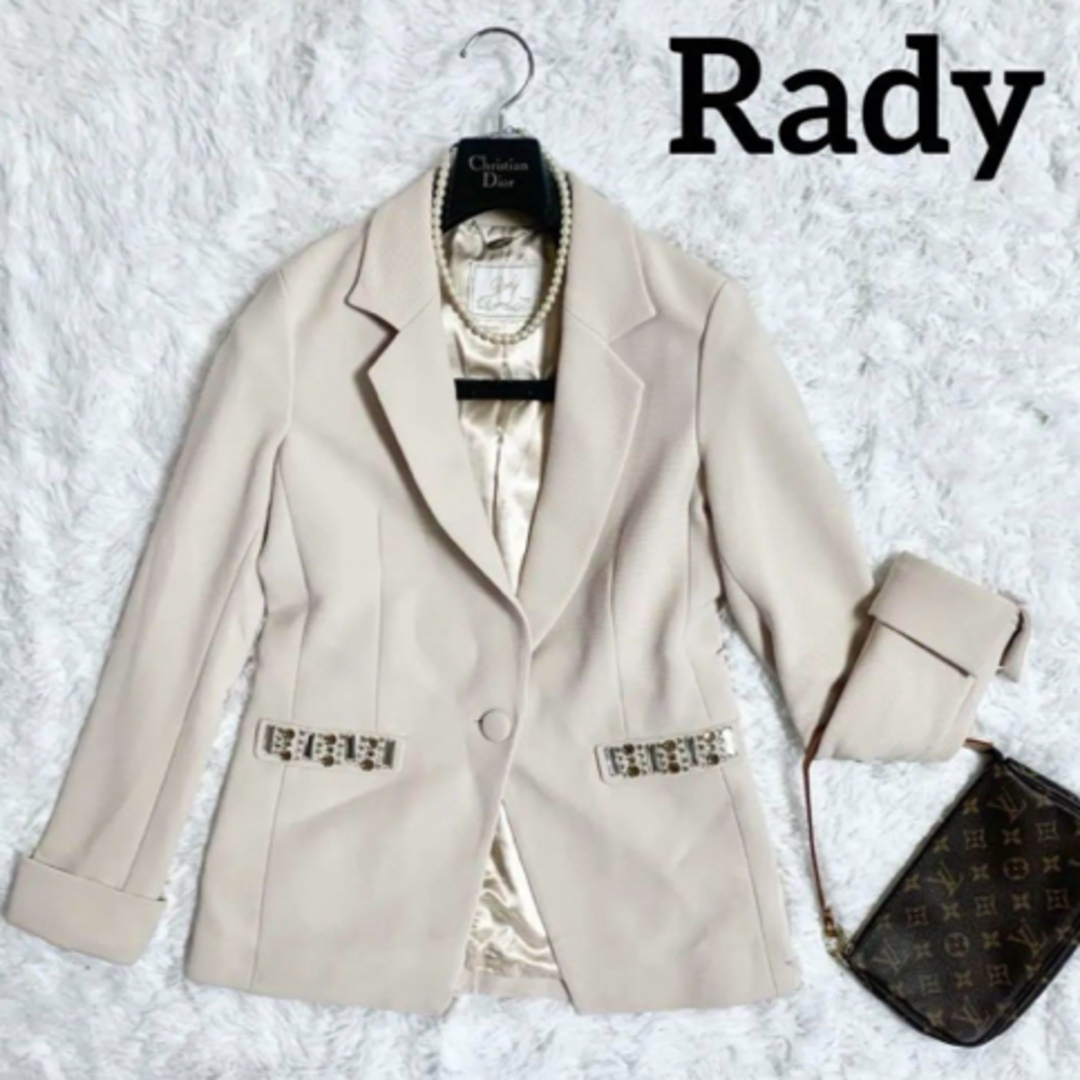 Rady(レディー)の美品 Rady レディビジュー テーラード ジャケット 上質 上品 レディースのジャケット/アウター(テーラードジャケット)の商品写真