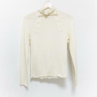 ISSEYMIYAKE(イッセイミヤケ) 長袖セーター サイズ2 M レディース美品  - アイボリー ハイネック/FETE