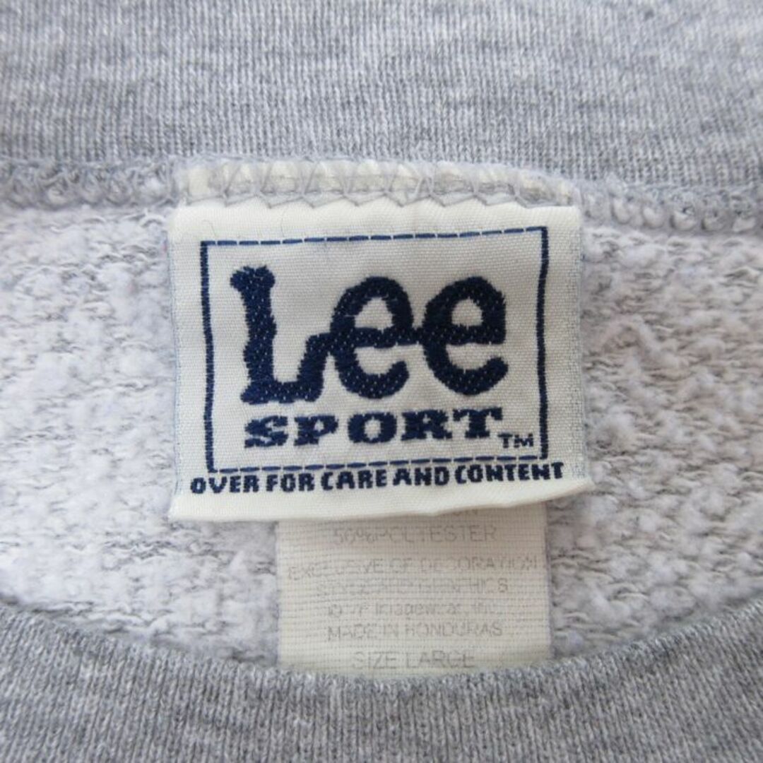 Lee(リー)のXL★古着 リー Lee 長袖 スウェット メンズ 00年代 00s MLB ボストンレッドソックス クルーネック グレー 霜降り メジャーリーグ ベースボール 野球 23oct25 中古 スエット トレーナー トップス メンズのトップス(パーカー)の商品写真