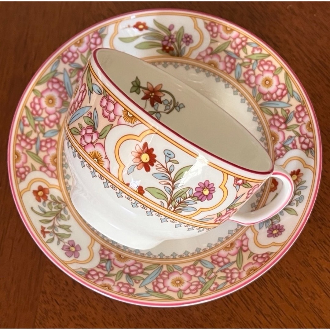 MINTON - 【美品】英国製 ミントン☆アジアンフラワー☆C/S ペア MINTON - 【美品】英国製 ミントン☆アジアンフラワー☆C/S ペア