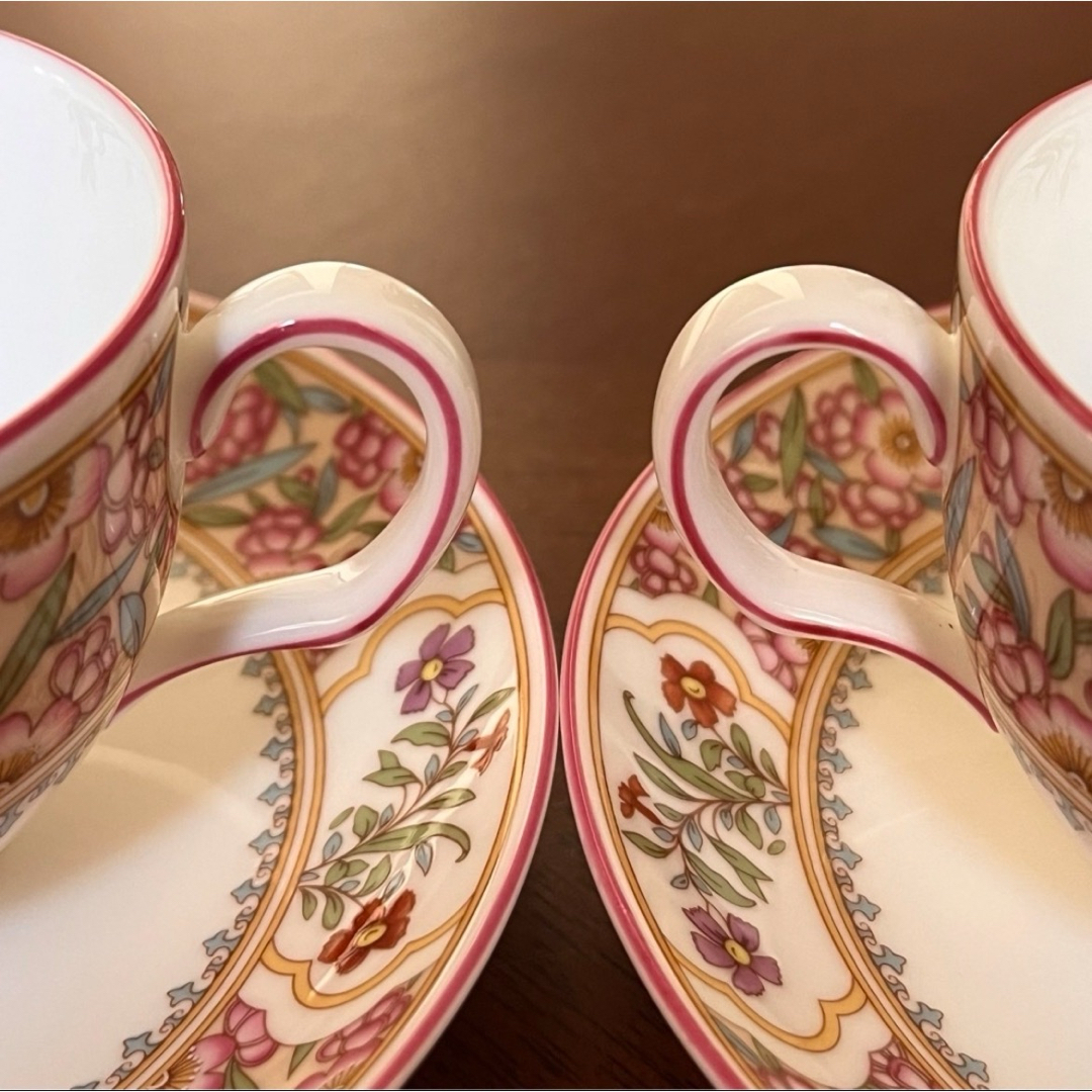 MINTON - 【美品】英国製 ミントン☆アジアンフラワー☆C/S ペア MINTON - 【美品】英国製 ミントン☆アジアンフラワー☆C/S ペア