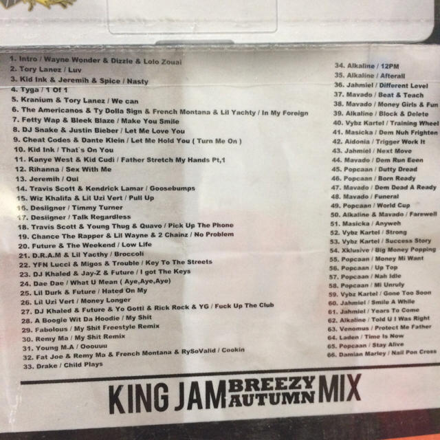 [新着新品]BREEZY AUTUMUN Mix King Jam エンタメ/ホビーのCD(ワールドミュージック)の商品写真