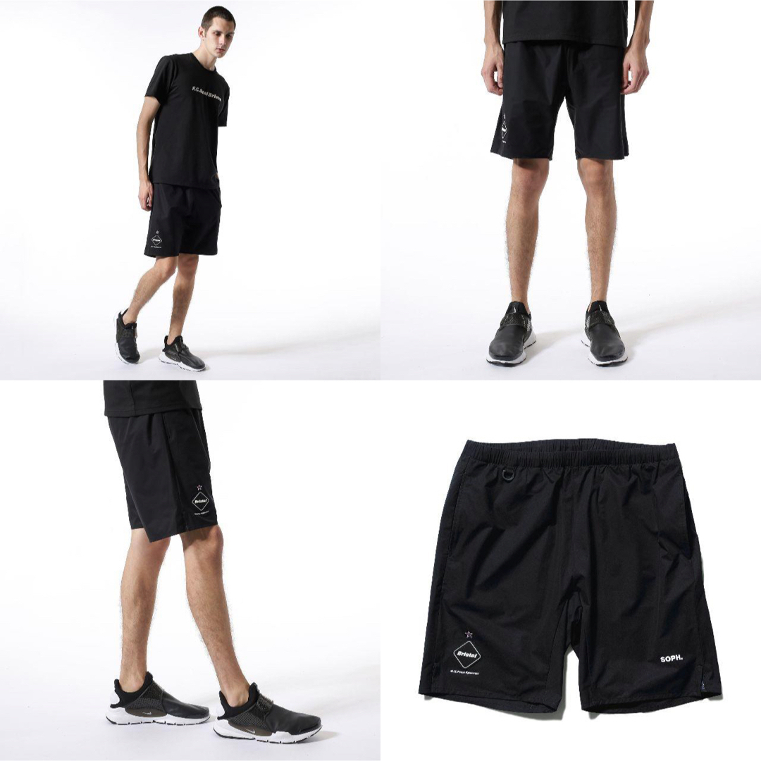 F.C.R.B.(エフシーアールビー)のFCRB ブラックS STRETCH EASY SHORTS M メンズのパンツ(ショートパンツ)の商品写真