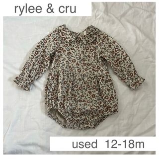 クインシーメイ(Quincy Mae)の［used］ rylee&cru(ライリーアンドクルー) ロンパース12-18m(ロンパース)