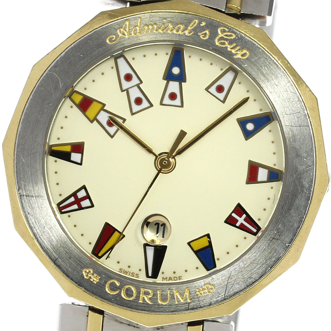 CORUM(コルム)のコルム CORUM 99.810.21 V-52 アドミラルズカップ YGコンビ デイト クォーツ メンズ 保証書付き_803669 メンズの時計(腕時計(アナログ))の商品写真