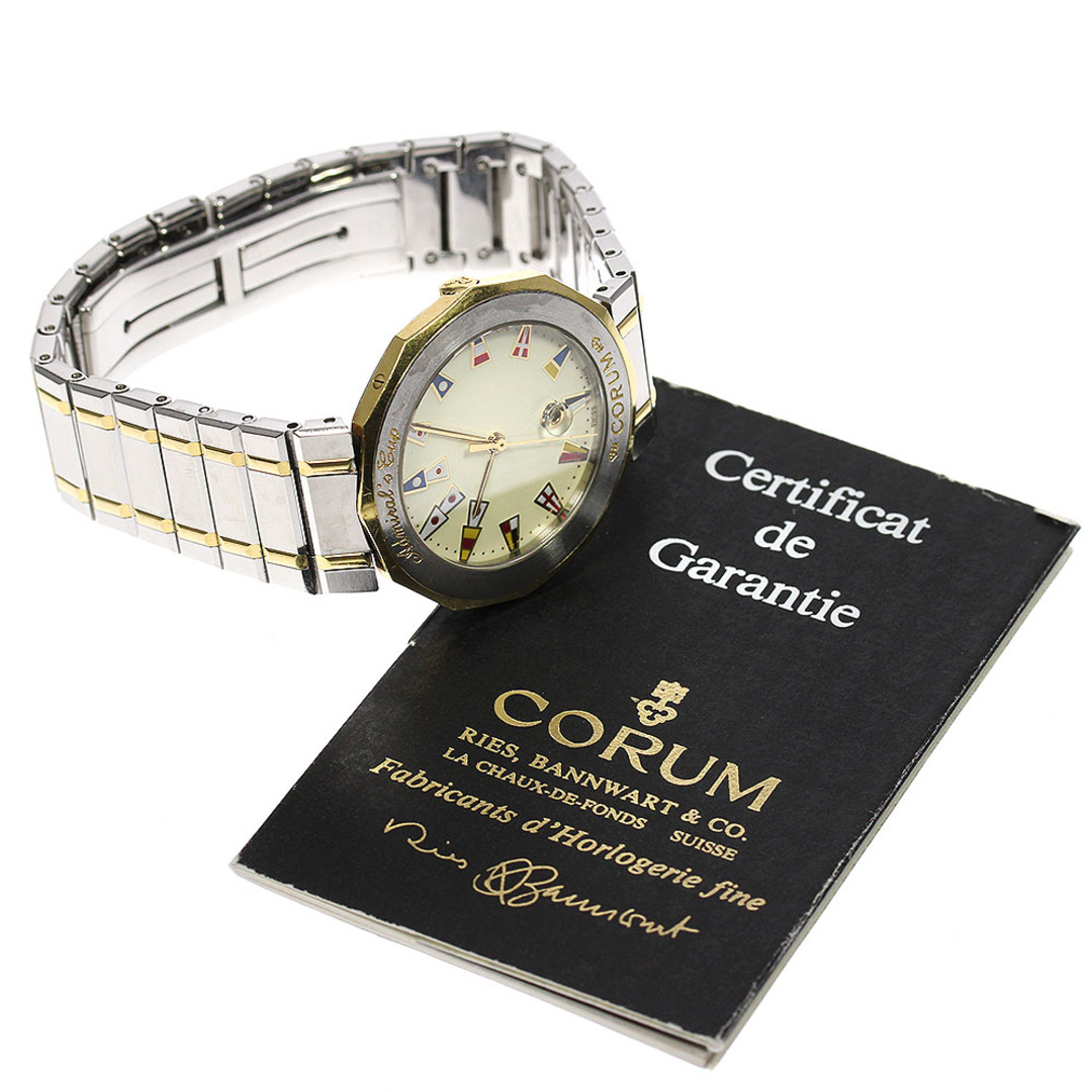 CORUM(コルム)のコルム CORUM 99.810.21 V-52 アドミラルズカップ YGコンビ デイト クォーツ メンズ 保証書付き_803669 メンズの時計(腕時計(アナログ))の商品写真