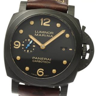 パネライ(PANERAI)のパネライ PANERAI PAM00661 ルミノールマリーナ 1950 カーボテック デイト 自動巻き メンズ _808700(腕時計(アナログ))