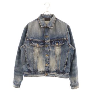 フィアオブゴッド(FEAR OF GOD)のFEAR OF GOD フィアオブゴッド デニムジャケット ショートジャケット ボタン刻印入り インディゴ(Gジャン/デニムジャケット)