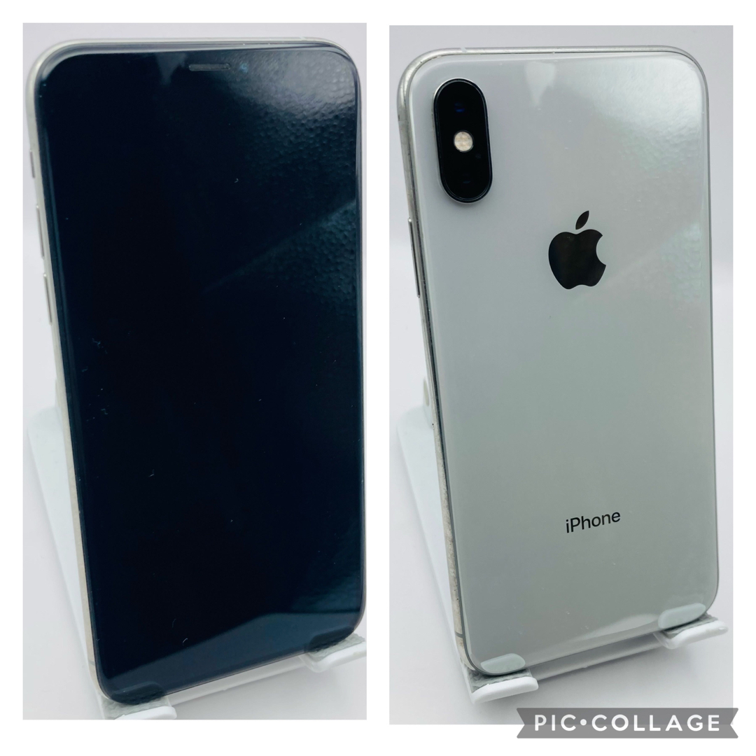 iPhone(アイフォーン)の特典４点 iPhoneXs Silver 256GB SIMフリー 100% スマホ/家電/カメラのスマートフォン/携帯電話(スマートフォン本体)の商品写真