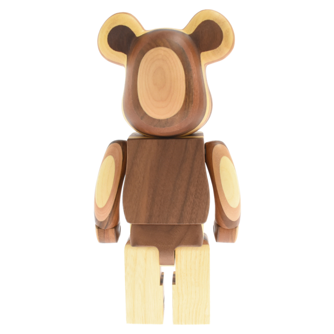 MEDICOM TOY(メディコムトイ)のMEDICOM TOY メディコムトイ BE@RBRICK Karimoku 150体限定 LAYERE WOOD 400% カリモク ベアブリック フィギュア 人形 ブラウン エンタメ/ホビーのフィギュア(その他)の商品写真