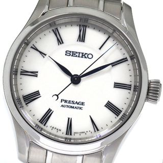 セイコー(SEIKO)のセイコー SEIKO 6R31-00F0/SARX095 プレザージュ デイト 自動巻き メンズ 美品 箱・保証書付き_806562(腕時計(アナログ))