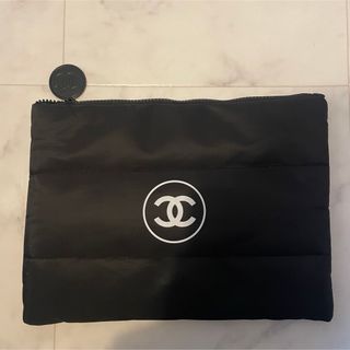 CHANEL - 【新品】シャネル コスメポーチ デニムポーチ ノベルティ/非売品 ブラック