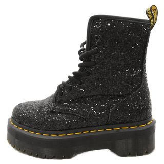 ドクターマーチン(Dr.Martens)のDr.Martens ドクターマーチン MOLLY GLTR DM080 グリッターレースアップ8ホールブーツ ブラック(ブーツ)