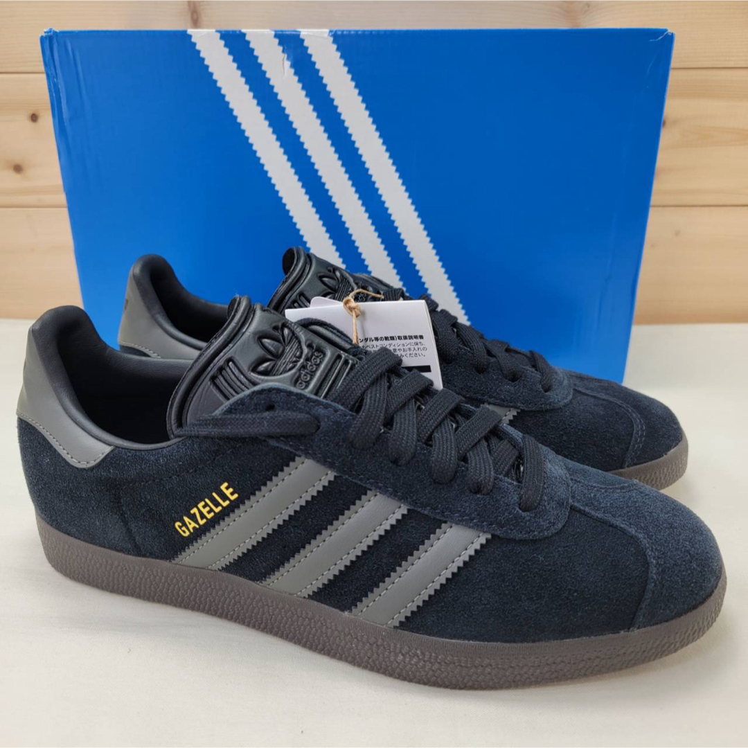 adidas - アディダス ガゼル ブラック/グレー/ゴールド 25㎝の adidas - アディダス ガゼル ブラック/グレー/ゴールド 25㎝の