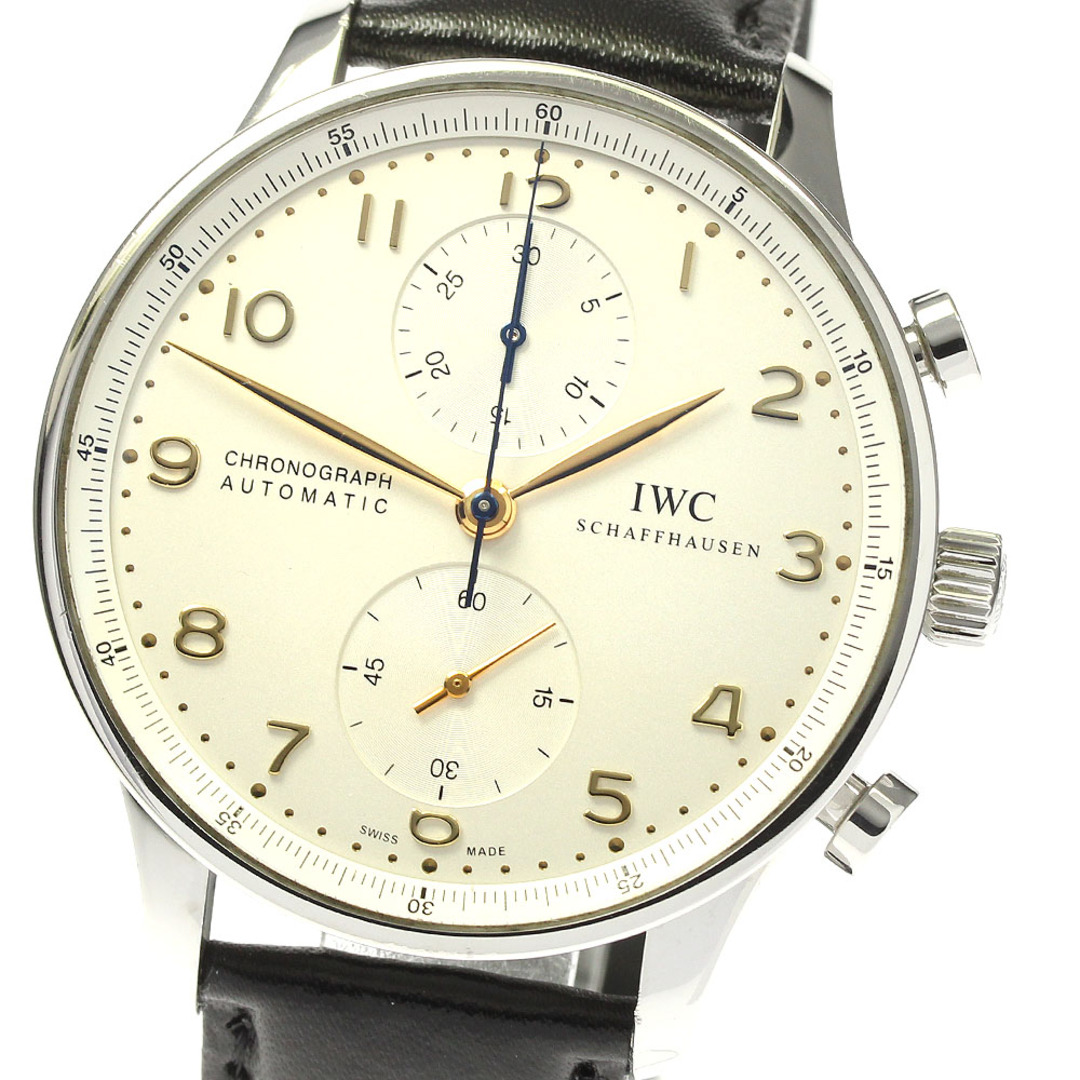 IWC(インターナショナルウォッチカンパニー)のIWC IWC SCHAFFHAUSEN IW371445 ポルトギーゼ クロノグラフ 自動巻き メンズ _805011 メンズの時計(腕時計(アナログ))の商品写真