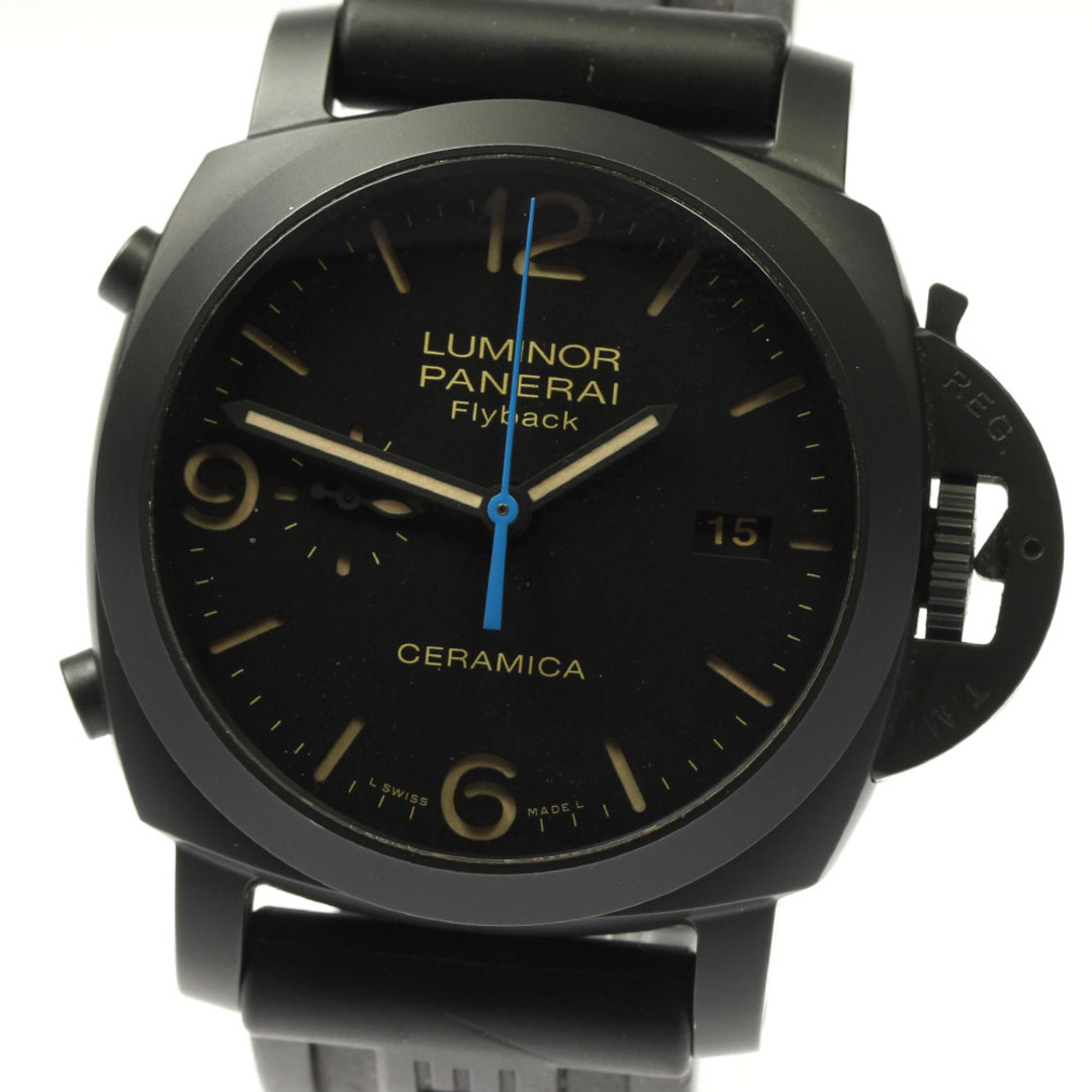 PANERAI(パネライ)のパネライ PANERAI PAM00580 ルミノール 1950 クロノ フライバック デイト 自動巻き メンズ 保証書付き_808707 メンズの時計(腕時計(アナログ))の商品写真